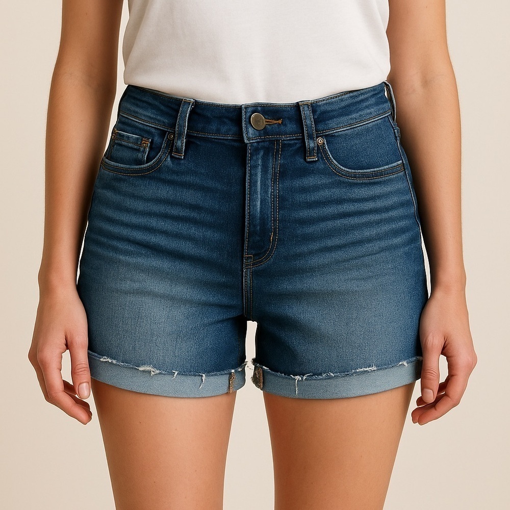 BKE Dark Wash Jean Shorts